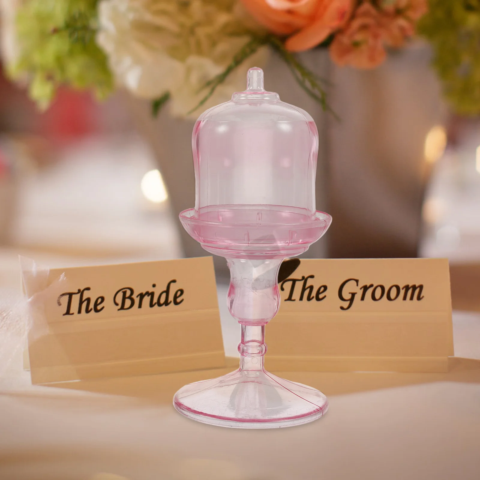 

10pcs Sweet Dessert Display Box Small Candy Trays For Party Wedding Birthday Chocolate Holder Clear Plastic Serving Tray Gift