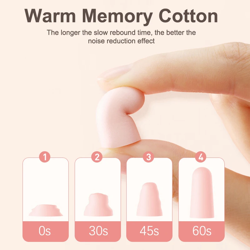 10 أزواج من سدادات الأذن الإسفنجية - عازلة للضوضاء، ومقاومة للغبار، وحماية مرنة للنوم والعمل #3