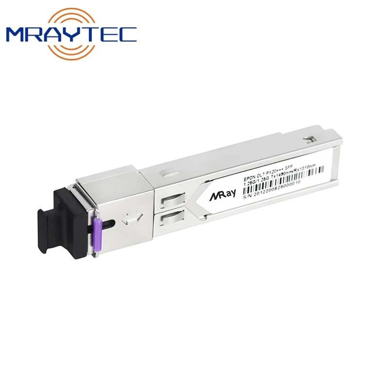 1.25Gbps EPON PX20+++ OLT PON MODULE SFP TRANSCEIVER 20KM FTTH FTTX Network +7dBm SC Connector