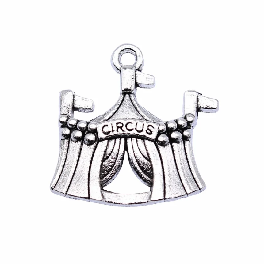 

10pcs 23*21mm Zinc alloy metal tibetan silver color pendants for handmade jewelry accessories HW3515