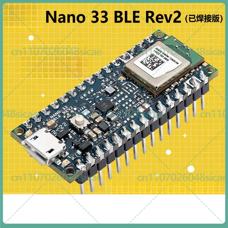 For Arduino Nano 33 BLE Rev2 with Headers ABX00072 / 71 / 34 / 30 AI