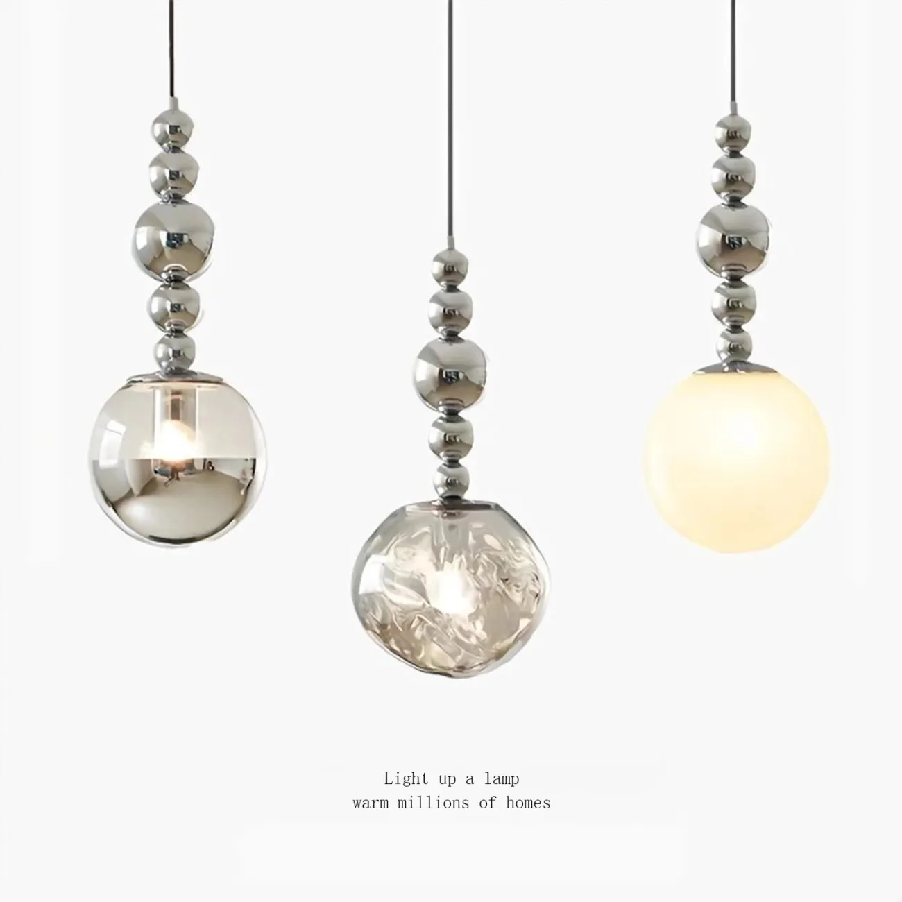 

Nordic luxury round chandelier restaurant bar counter small chandelier postmodern bedroom headboard eye protection lava lamp