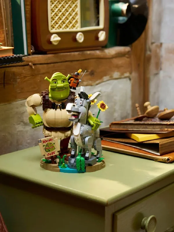 Fantasy Story Monster-Esel-Figur Baustein-Set, DIY Zusammenbaubares Modell-Bausteine-Spielzeug, Sammlerstück für Schreibtischdekoration – Detail 6