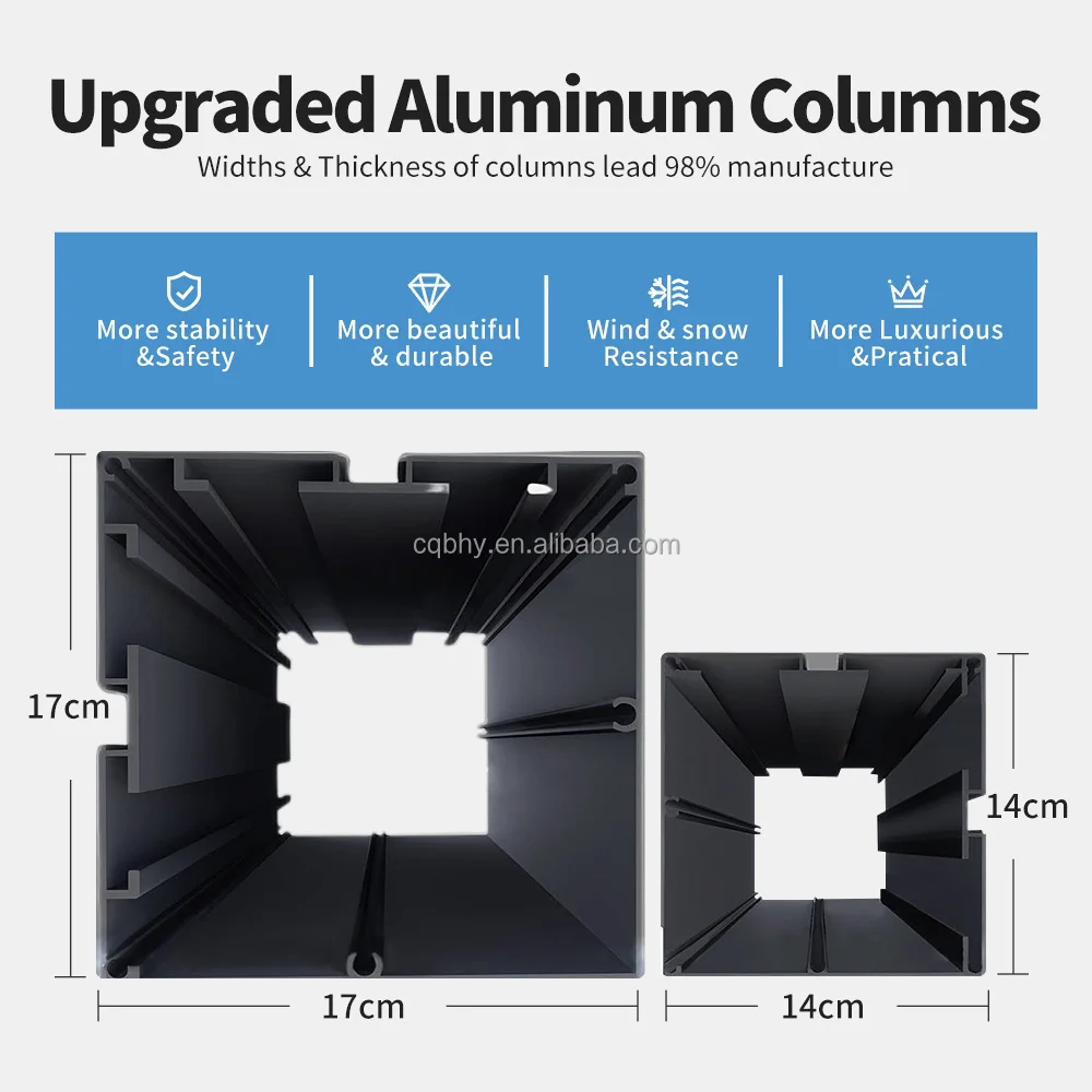 3x4 Modern Exterior Backyard Awning Waterproof Aluminium Motorized Louver Roof Powder Coated Automatic Retractable Pergola