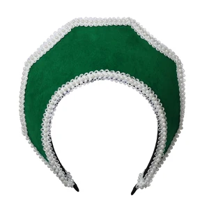 Medieval Elisabetano Crown Headpiece Real French Maria Queen Women's Cosplay Banda Accessories 10 Main Sales Chapeu Queen Elizabeth - №1