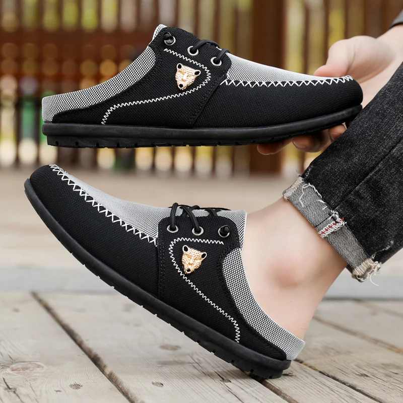 1 Paar Herren-Hausschuhe, Sportsandalen, Freizeitkleidung, große Größe, bequem, leicht und atmungsaktiv, Outdoor-Sport – Detail 4