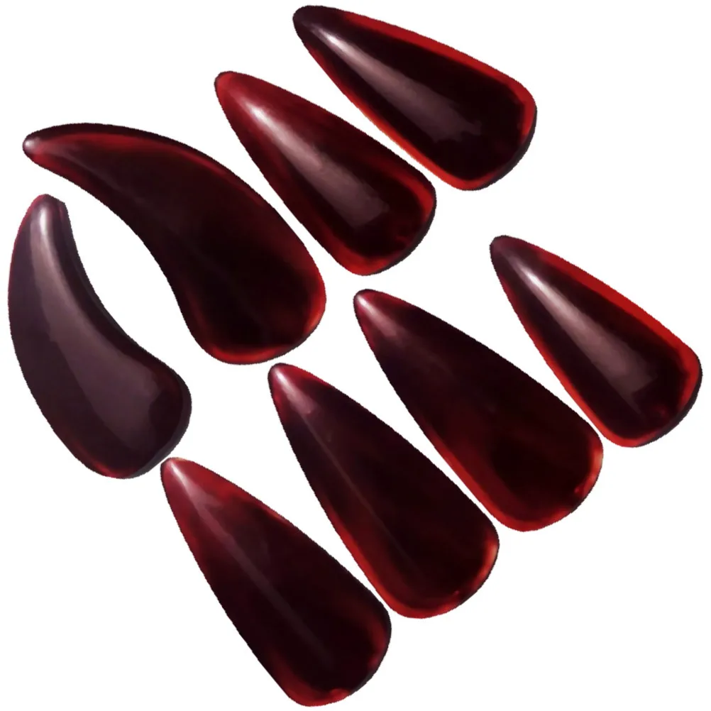 

8pcs Guzheng Finger Picks Durable Nano-Polymer Material Smooth Lightweight Protector Portable Practice Accessories Adults