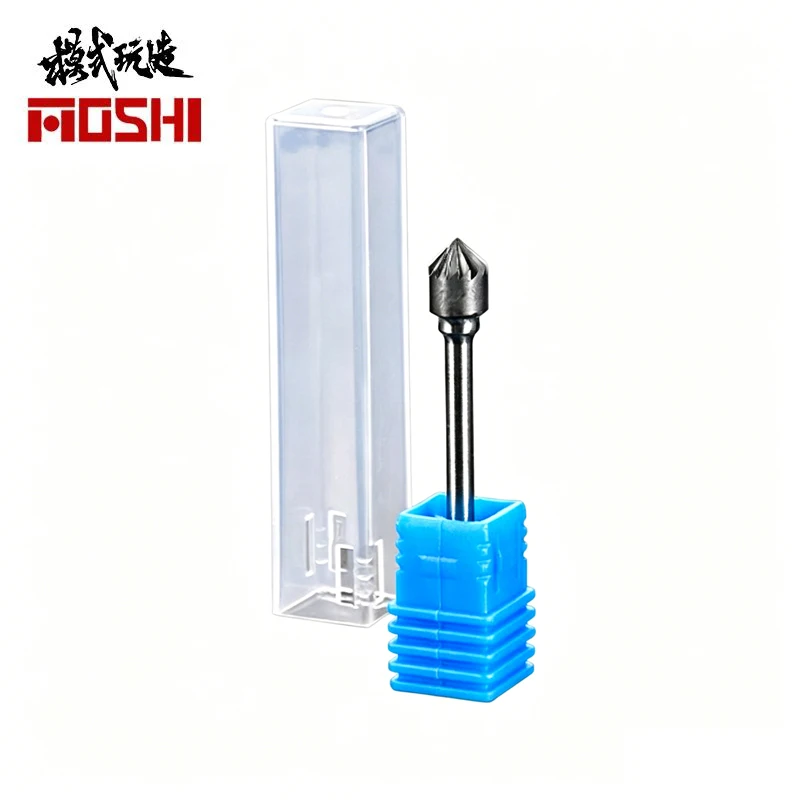 MOSHI MS104 Tungsten Steel Hole Expanding Chamfer Bit Model Drilling Punching Tool For DIY Hobby Model Making Craft Accessories