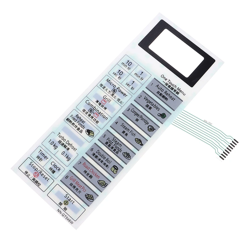 Microwave Oven Membrane Switch For Panasonic NN-GT546W Microwave Oven Panel Touch Button Repair Parts