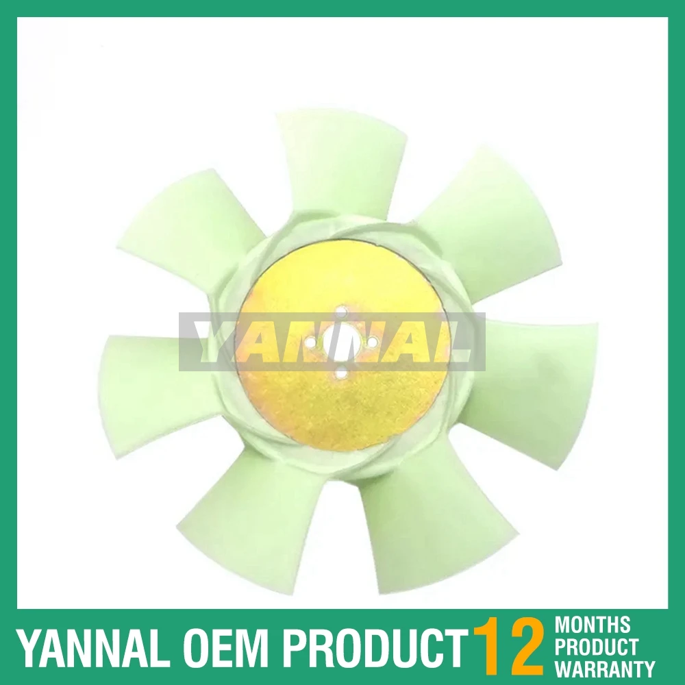 مروحة محرك بضمان لمدة عام لـ Perkins 145306880 402D 403D HP400 400 320 ملم. #2