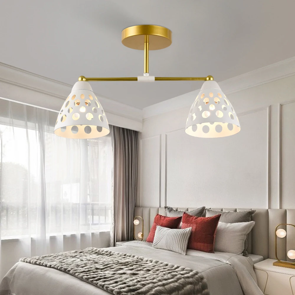 Modern Pendant Lamp E27 LED Ceiling Suspended Chandelier 2/3/4 heads Bedroom Lights Dining Room Kitchen Lighting Home Decor Lamp