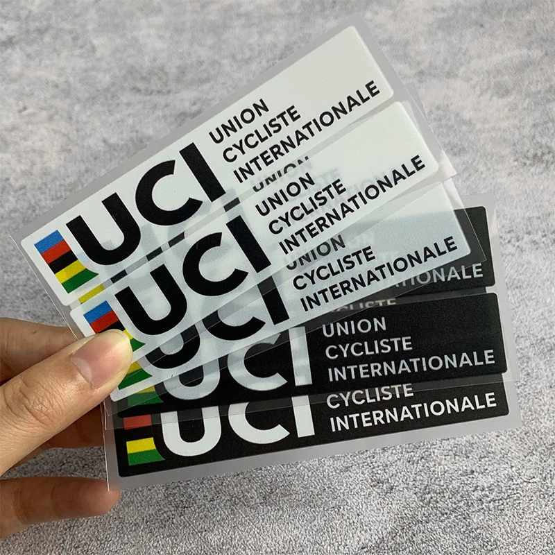 2 Pieces UCI Approve bicycle stickers - Waterproof、Sun protection decorative stickers，Used for scratch protection of the frame