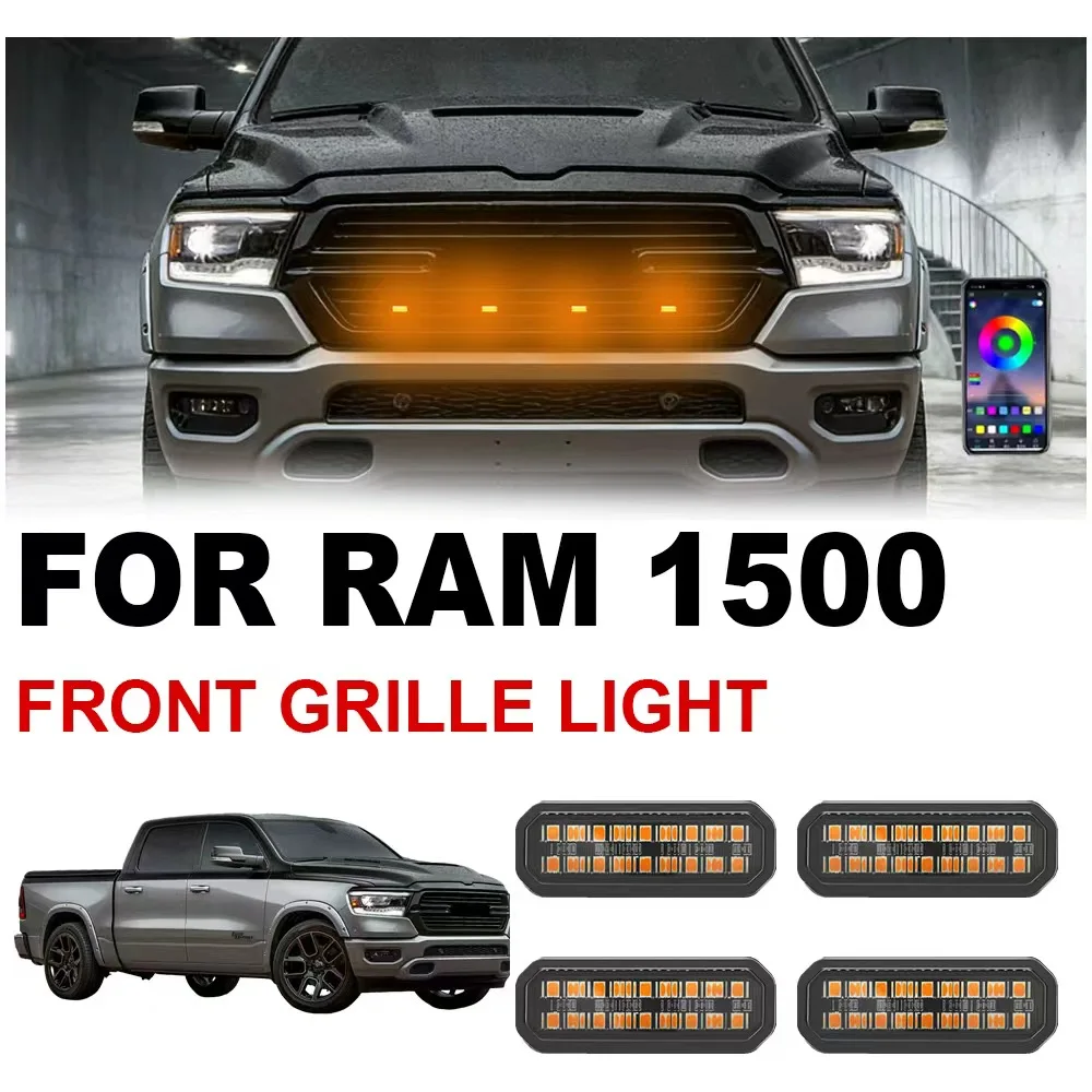 

FOR RAM 1500 18 LED Front Grille Light Led Grille Light Auto Accessories Daytime Running Light LED Signal Lamps ﻿