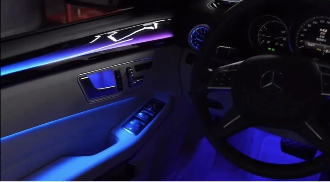 Full Kit Dynamic Rainbow Symphony Car Ambient Light For Mercedes E-Class LHD&RHD (2010-2015) W212