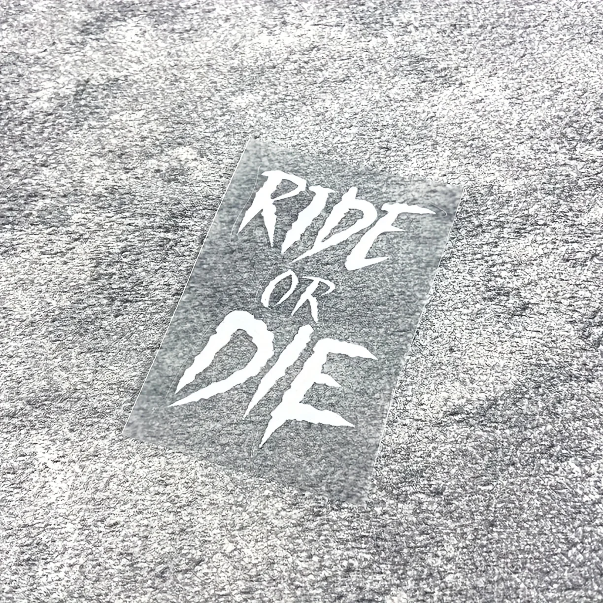 1개 에지 홀로그램 - '라이드 오어 다이' 테마 자동차 데칼, 독특한 자동차 스티커, 특별한 자동차 스타일링 아이템