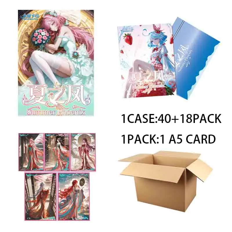 Wholesale Goddess Story Collection Card Eternal Kashe Summer Phoenix A5 Dream Show Girl Booster Box Games Anime Card