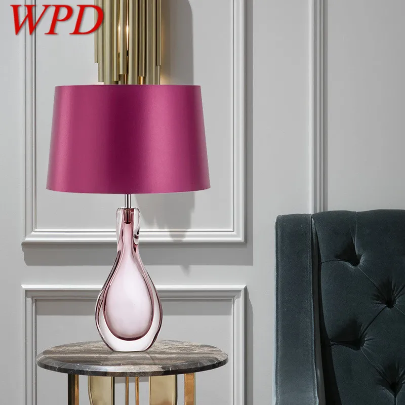 

WPD Nordic Modern Glaze Table Lamp Fashionable Art Iiving Room Bedroom Hotel LED Personality Originality Desk Light