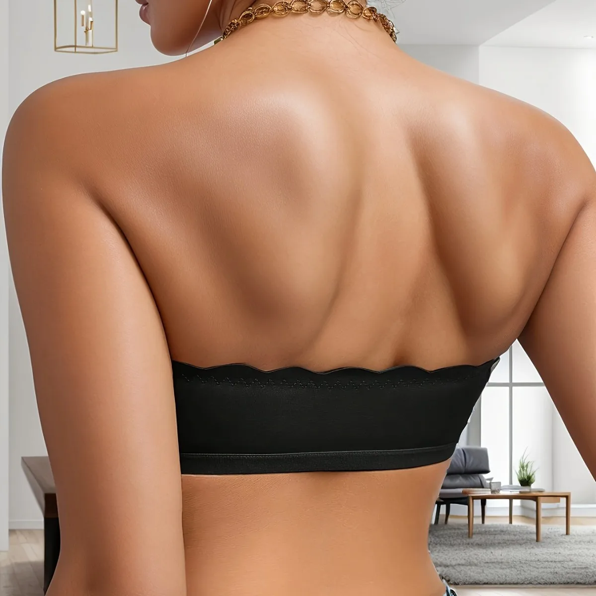 High Quality Women Strapless Underwear Sexy Front Buckle Push Up Bra Seamless Invisible Bralette One-piece Party Slip-proof Bras