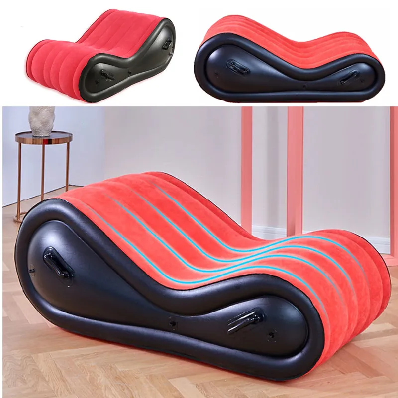 

Free Shipping Strong Outdoor Sofa Bed Inflatable Garden Sofas Folding Chair PVC Travel Lazy Chaise Furniture Chairs