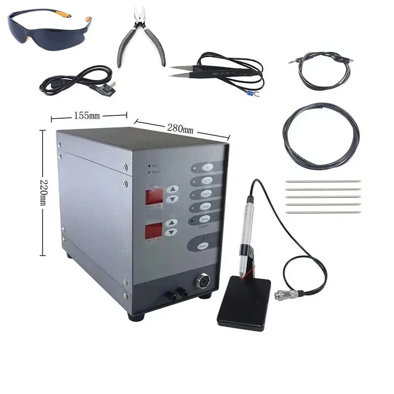 High Power Automatic Spot Welding Machine Dental Stainless Steel Numerical Control Touch Pulse Argon Arc for Soldering Jewelry