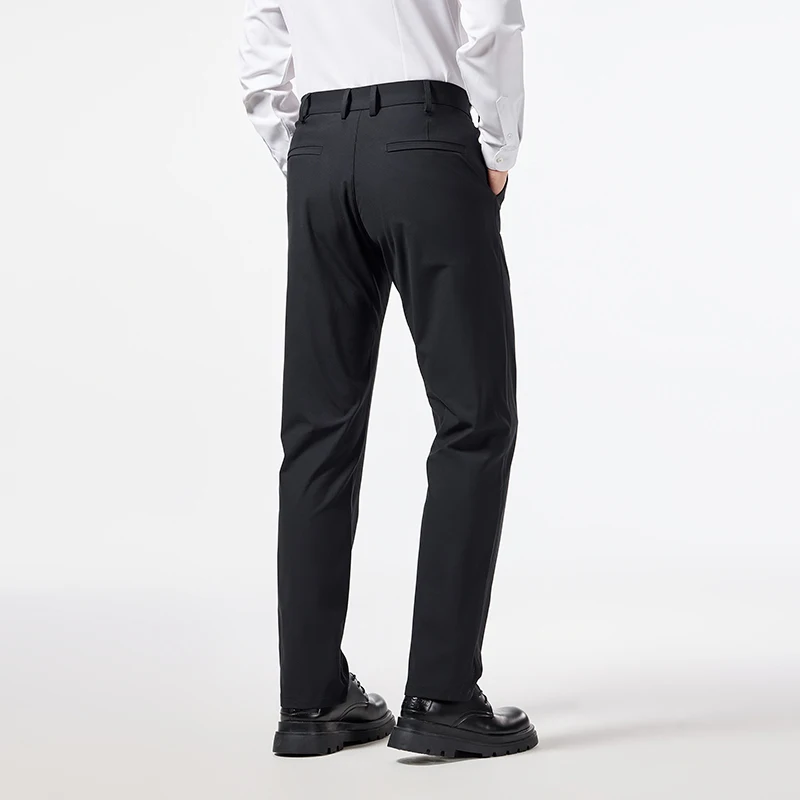 New Men'S Spring And Summer Non Fading Stylish Gentleman Business Trousers Breathable Versatile Casual Straight Leg Pants