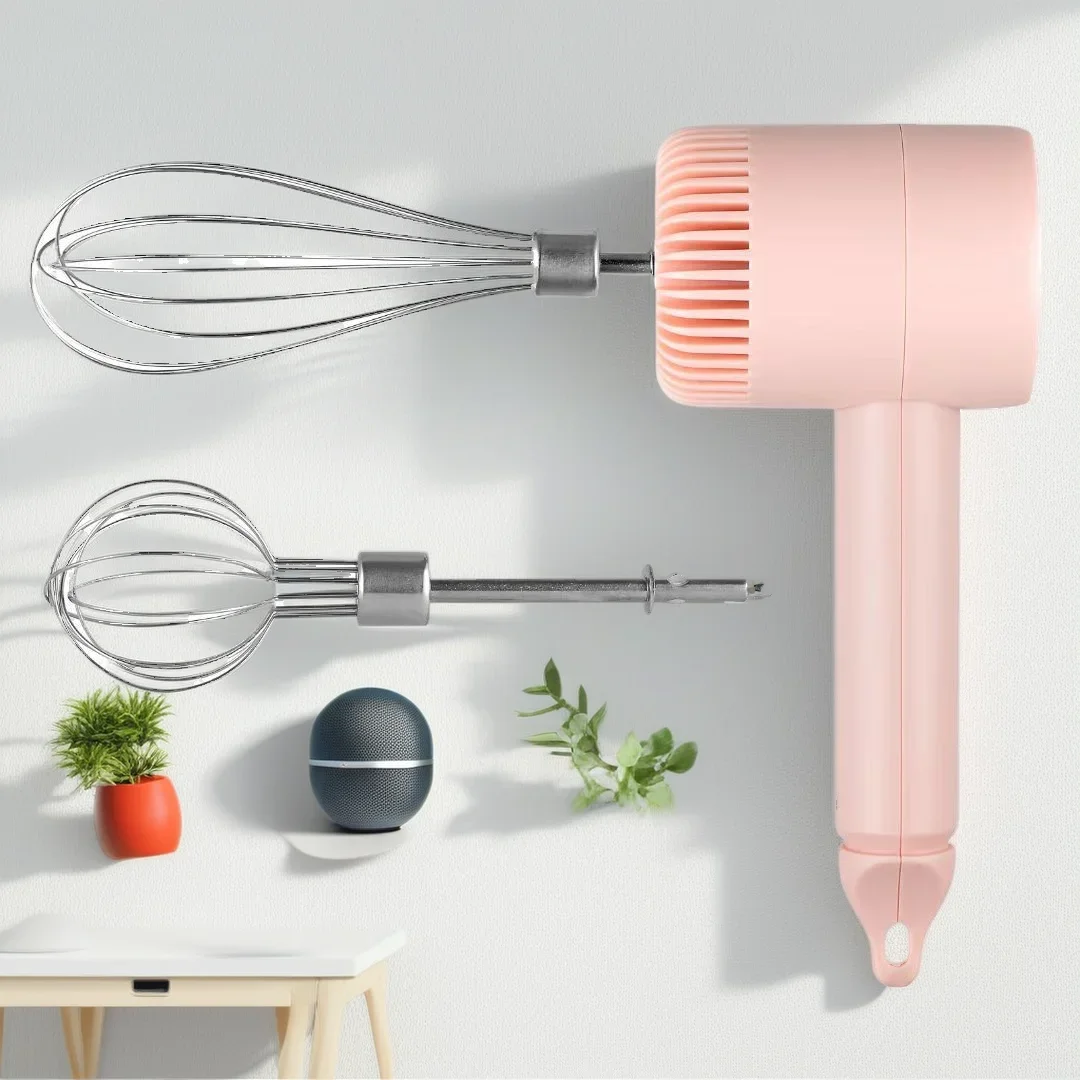 

Electric Egg Beater Food Whisk Handheld Rechargeable Egg Beater Baking Dough Cake Cream Mixer Kitchen Cooking Tools