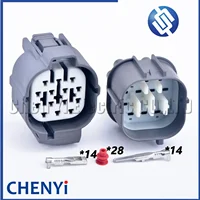 Conector impermeable de 14 pines (hembra o macho) para automóvil, compatible con Honda 6181-0077 6189-0136 6188-4691