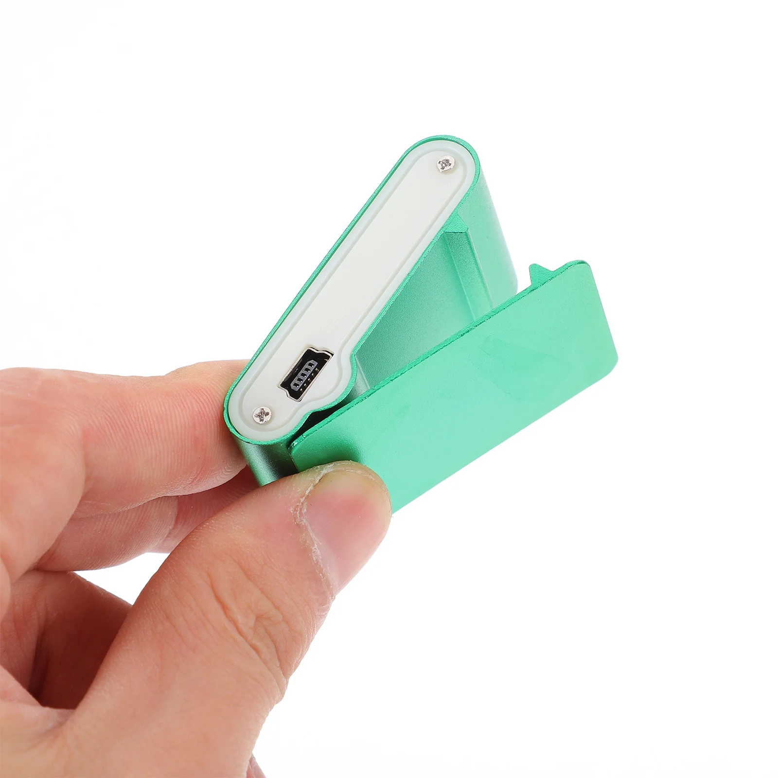 

Aluminum Shell Mp3 Player 32Gb Lcd Usb Rechargeable Micro Slot Portable Music Player For Sports Travel Green