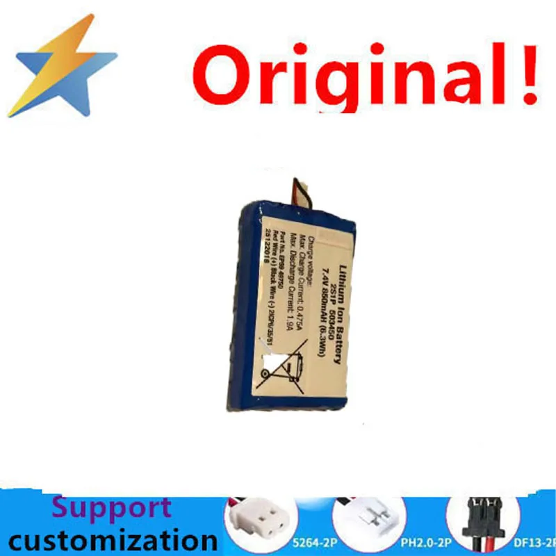 Beli Lebih Banyak dengan Harga Murah Baterai Lithium Polimer 7.4V 503450 Perekam Berkendara Pena Baca MP3 Pena Perekam 850MAh Kepala SM