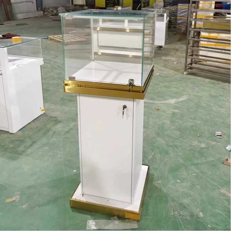 

Customize.Hongzhan Luxury Jewelry Display Furniture Gold Ring Stand Store Layout Design Jewellery Shops and Exhibitions