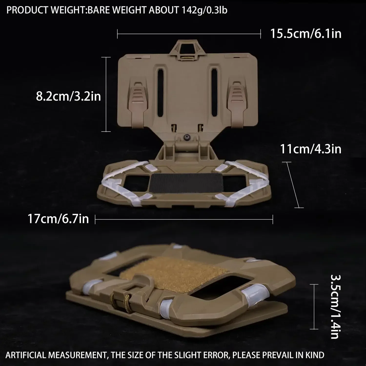 Nova atualização suporte de telefone molle tático, placa de navegação dobrável, equipamento de retenção de celular, acessórios de colete de caça