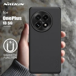 for OnePlus 13 5G Case Nillkin Super Frosted Shield Ultra-Thin Hard for Magsafe Magnetic Slim Soft Edge Back Cover