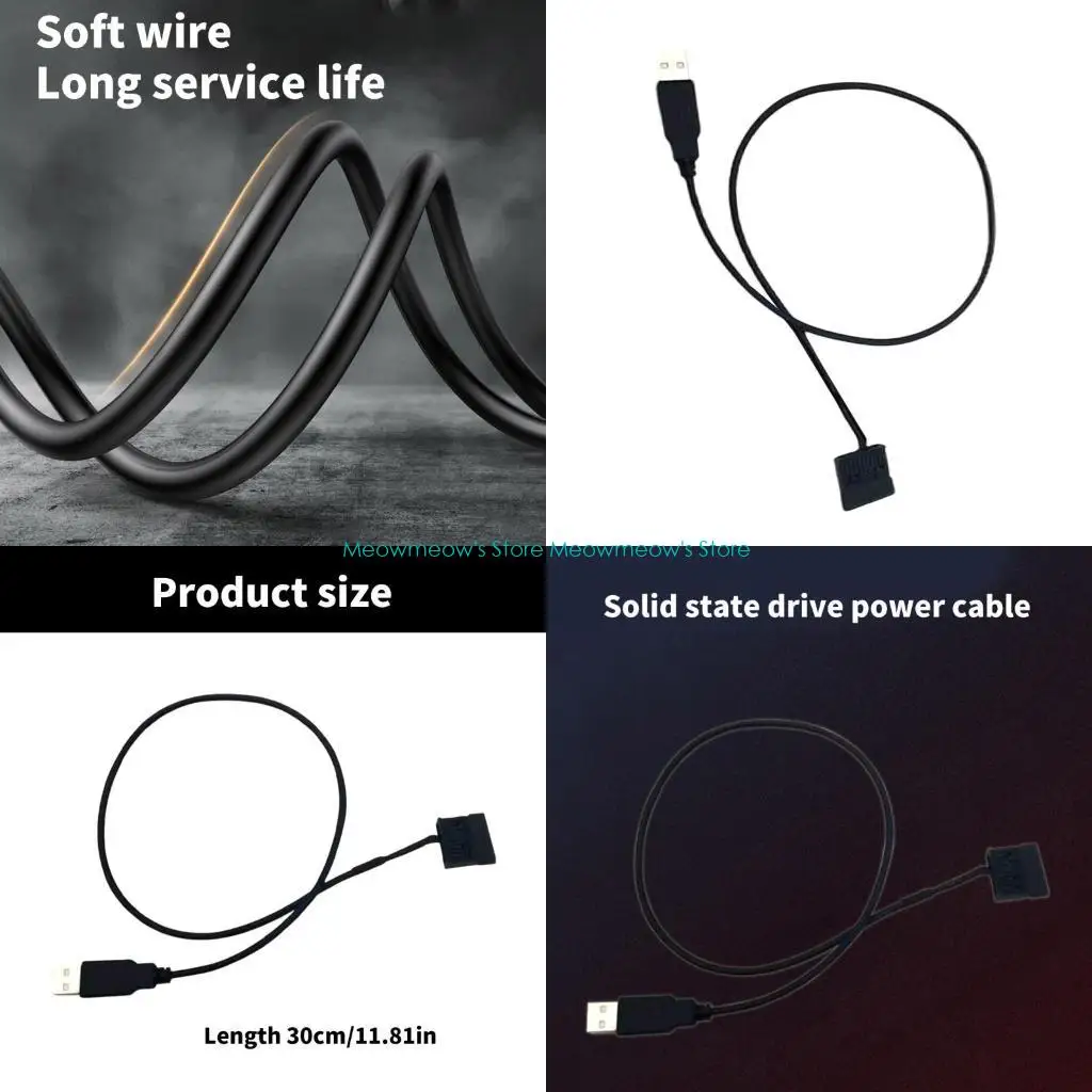 

W91A Fast Speed USB 2.0 to SATA3 Adapter Cable 22Pin SATAIII Cable for 2.5inch