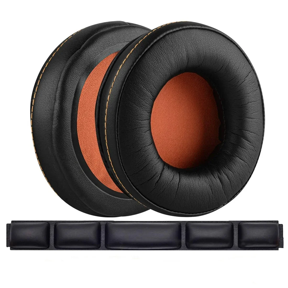 Replacement EarPads Cushions + Headband Cover Compatible For SteelSeries Siberia 800 840 Gaming Headphones,Earcups Earmuffs