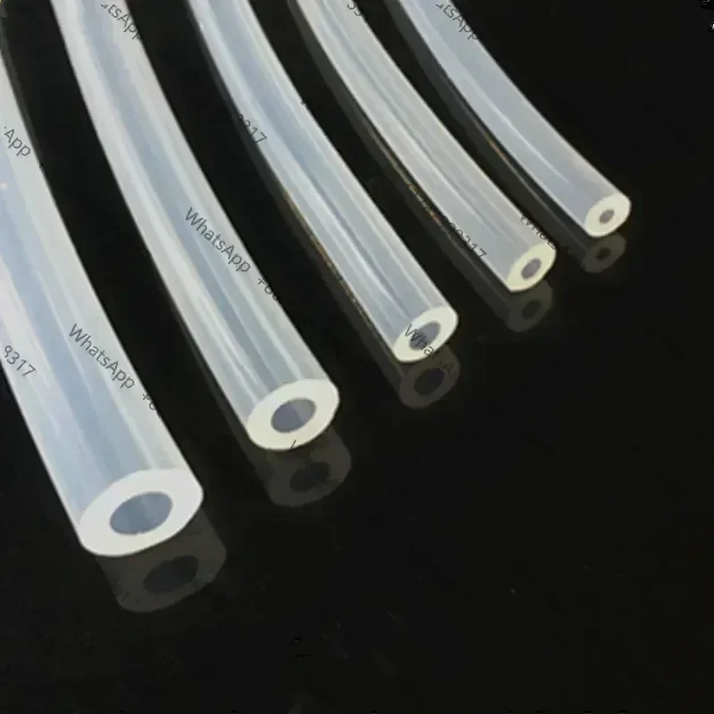 10M 2x4mm 3x5 3x6 4x6 4x7 4x8 5x7 5*8 6x8 6x9 6x10 8x10 8x12mm food grade tasteless clear Silicone Tube Hose Pipe