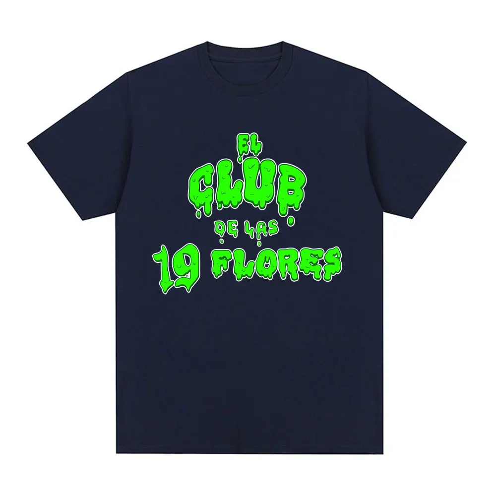 Rapper Feid Ferxxo El Club De Las 19 Flores – T-Shirts im gleichen Stil, Herren- und Damenbekleidung, Hip-Hop-Mode, T-Shirts mit kurzen Ärmeln. – Detail 4