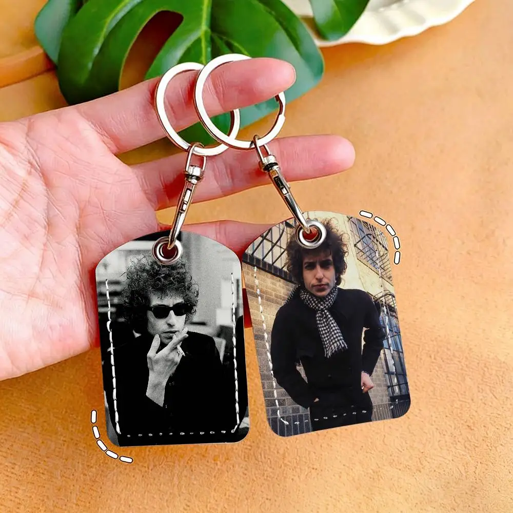 Singer B-Bob Dylan Card Holder With Keychain Executive Protection For Bank Credit Subway Bus Case