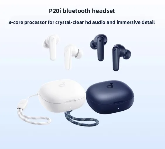 

ANKER by Soundcore P20i True Wireless Earbuds High Sound Quality Low Latency Gaming Sports Music Wireless Bluetooth Earphones