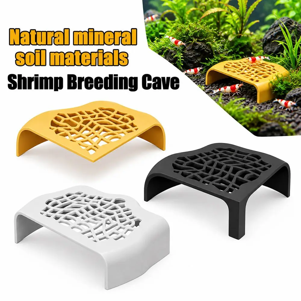 Hollow Hideout Aquarium Cave Shelter Irregular Shape Flat Style Breeding Rest Cave Rest Function Cave Structure