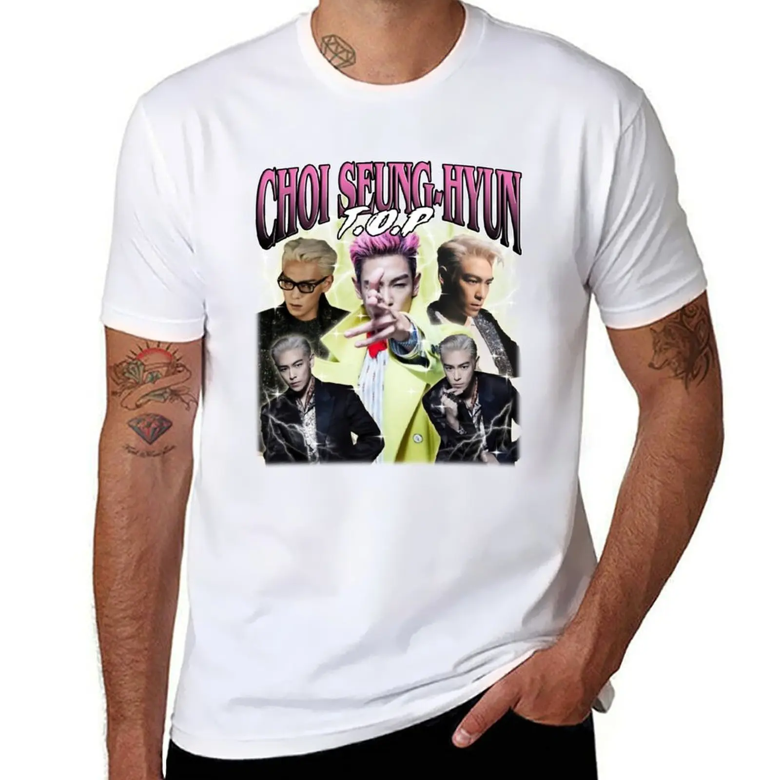 

Choi Seung Hyun (T.O.P) Fan T-Shirt - Inspired K-Pop Graphic Tee for Fan T-Shirt t shirt for man man t shirts for men T-Shirt