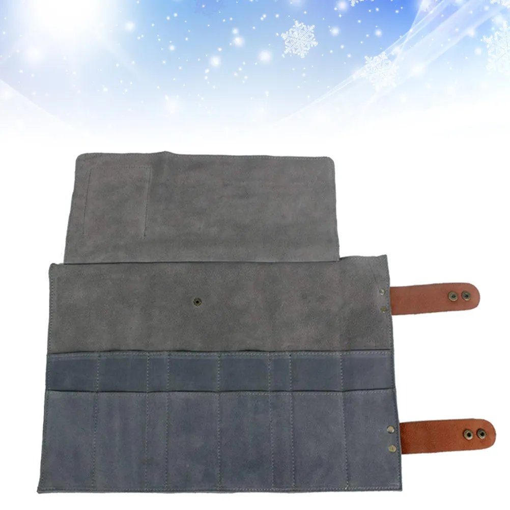 

1Pcs Professional Hairdressing Bag 12 Slots Rolling Scissor Comb Pouch Barber Tools Organizer for Salon