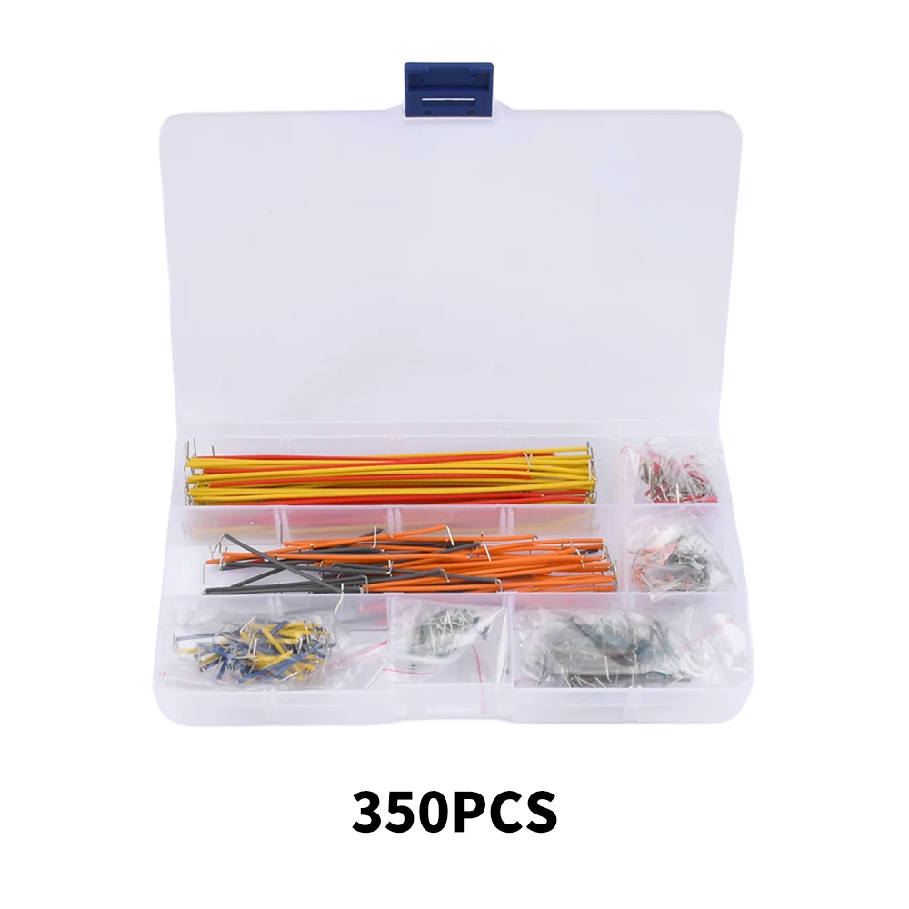 140Pcs 350Pcs 560Pcs 840Pcs Preformed Breadboard Jumper Wire Kit 14 Lengths Assorted for Breadboard Prototyping Circuits