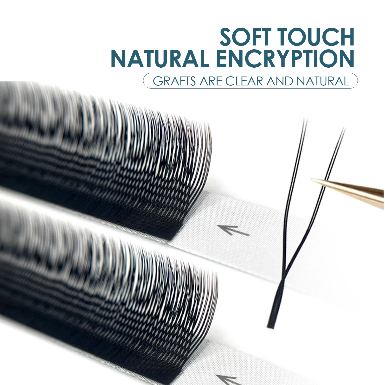 DeceMars U-Shaped YY Eyelash Extensions (12lines/Tray)