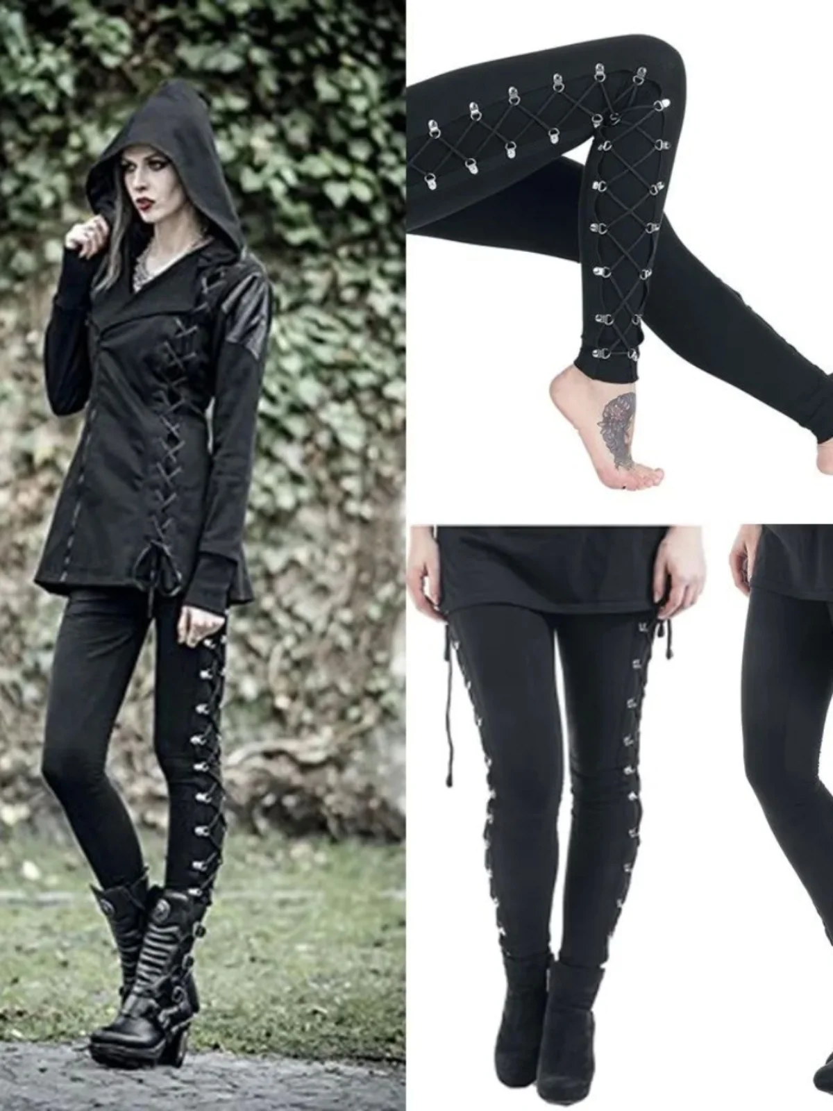 

Повседневные брюки-карандаш с высокой талией на шнуровке, укороченные, облегающие, для молодых женщин, осенний сезон, тонкие, стандартного кроя