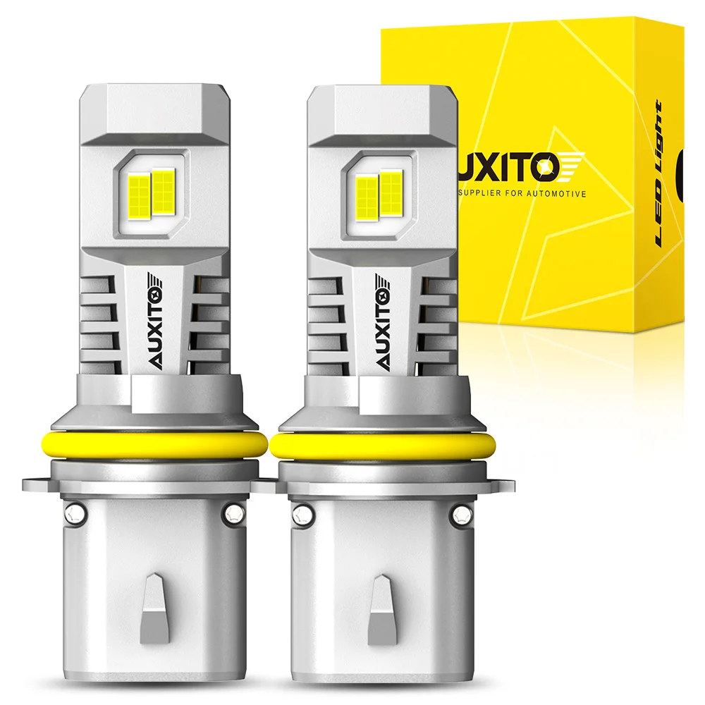 AUXITO 2X HB5 9007 LED Canbus Turbo Headlight 12V CSP Auto Lamp High&Low Beam 6500K White 30000LM Super Bright Car Bulb No Error