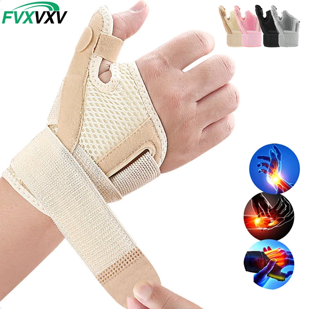 New Upgraded Thumb Splint for Right & Left Hand,Reversible Thumb Brace for Arthritis Pain & Support,Thumb Stabilizer for Sprains