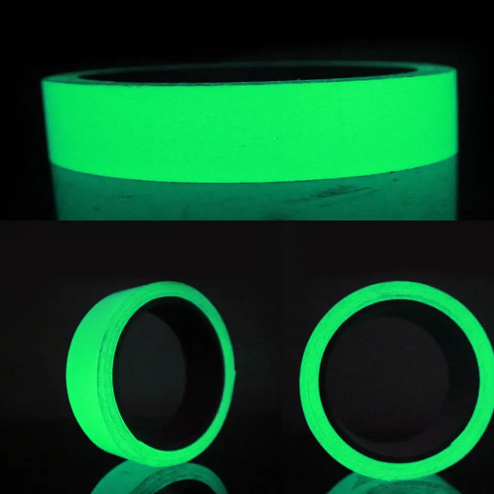 

Luminous Tape Self-adhesive Warning Tape Night Vision Glow In Dark Safety Security Home Decoration Tapes drop shipping