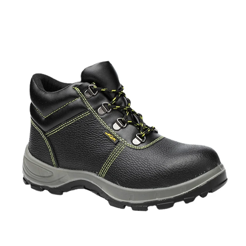 Anti-smashing, Anti-puncture, Oil, Acid, Alkali, Wear-resistant, Non-slip, Safety Shoes, High-top, Durable Work Shoes