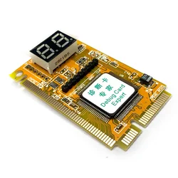 Analizador PCI-E LPC para PC, probador de tarjeta POST, prueba de plástico/Metal, alta estabilidad para Notebook, portátil, tarjeta Express, tarjeta Post Hexadecim