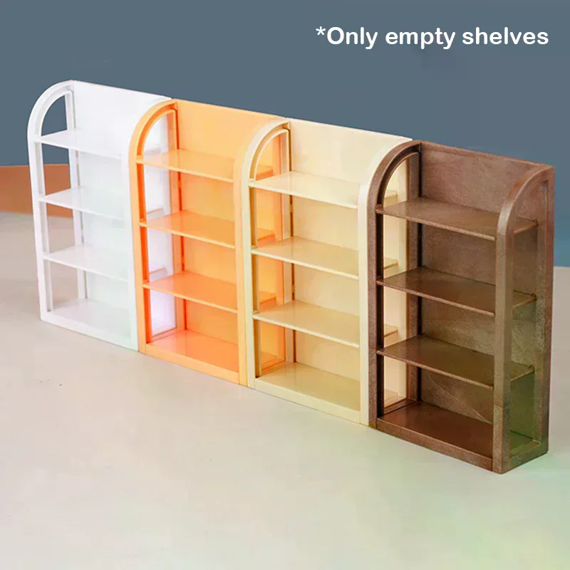 1:12 Casa delle bambole in miniatura Scaffale da supermercato Espositore Scaffale di stoccaggio Decorazione scena Accessori per casa delle bambole giocattolo